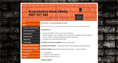 Desktop Screenshot of kominarnz.sk