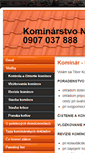 Mobile Screenshot of kominarnz.sk